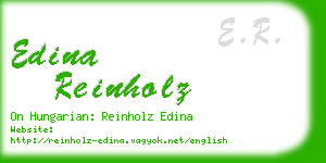 edina reinholz business card